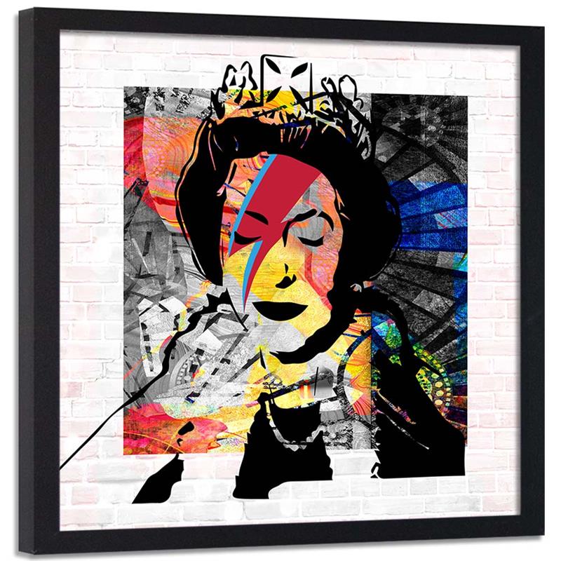 pol_pl_Plakat-na-sciane-w-ramie-czarnej-Banksy-graffiti-krolowa-Elzbieta-83450_1.jpg