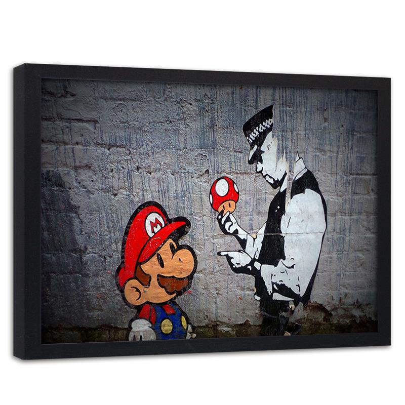 pol_pl_Plakat-dekoracyjny-w-ramie-czarnej-Banksy-graffiti-policyjna-kontrola-83517_1.jpg