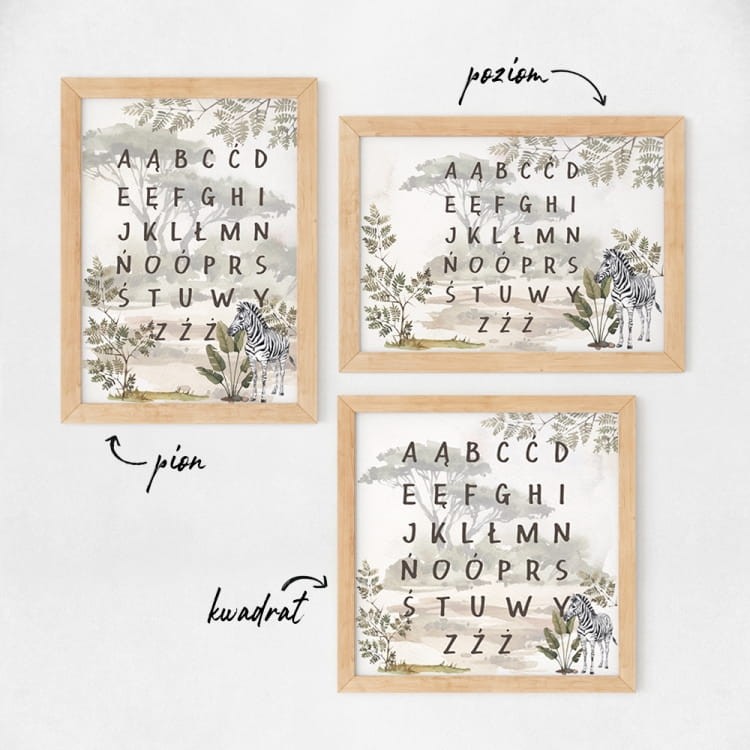 Plakat, Alfabet Safari 2.jpg