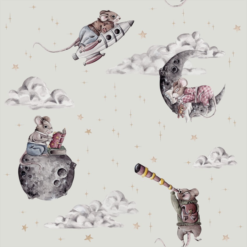 Tapeta Kosmiczne myszki jasna.jpg