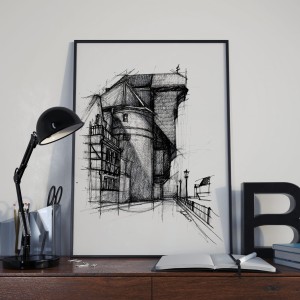 Plakat Żuraw Gdańsk 4rooms