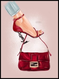 Czerwona torebka, glamour w ramcee 1.jpg