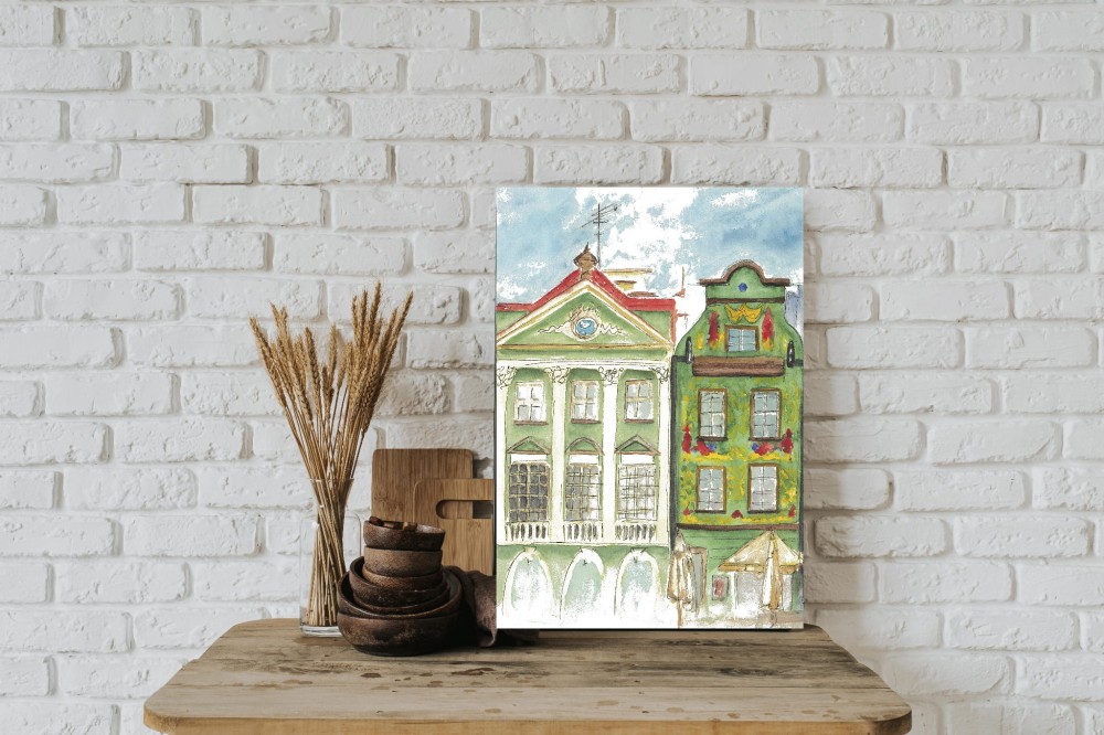 kamienice akwarela obraz.jpg