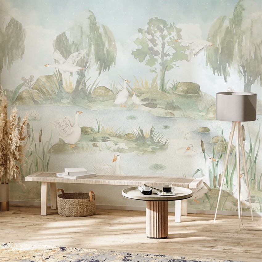 Tapeta Piknik nad stawem.jpg