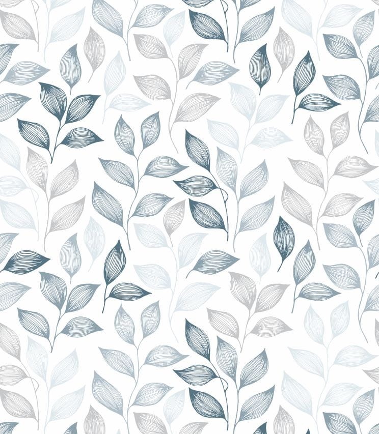 Tapeta-liscie-herbaty-z-deseniem-szarych-i-niebieskich-listkow-herbacianych.jpg