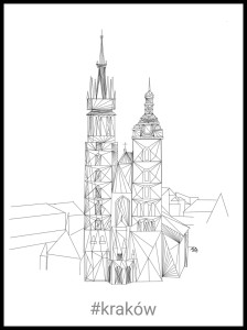 Kraków grafika w ramce z napisem.jpg