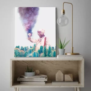obraz-na-plotnie-galaxy-astronauta-kaktusy-abstrakcja-bryantama-art (1).webp