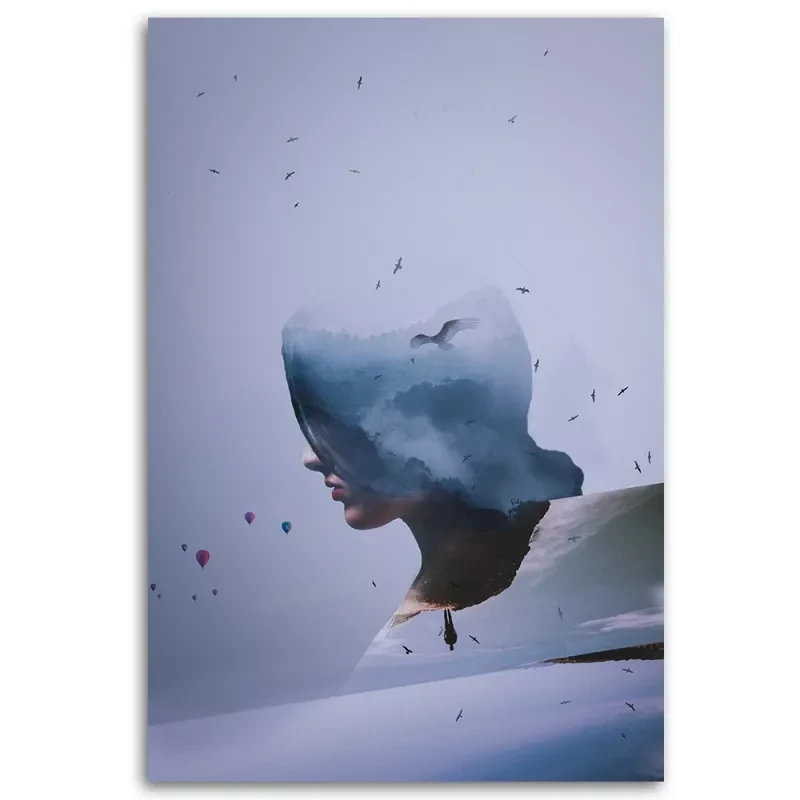 obraz-na-plotnie-czlowiek-ptaki-abstrakcja-niebo-bryantama-art.webp
