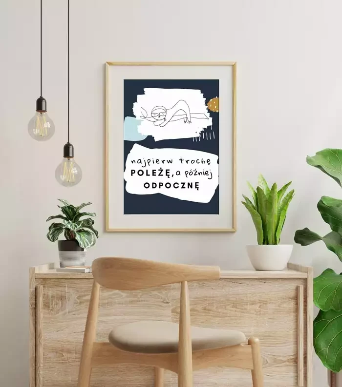 Plakat, Najpierw poleżę 1.webp
