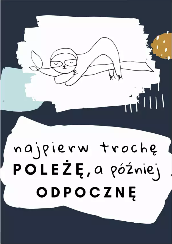 Plakat, Najpierw poleżę.webp