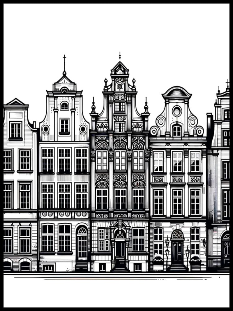 Kamienice czarno białe w ramcee 1.jpg