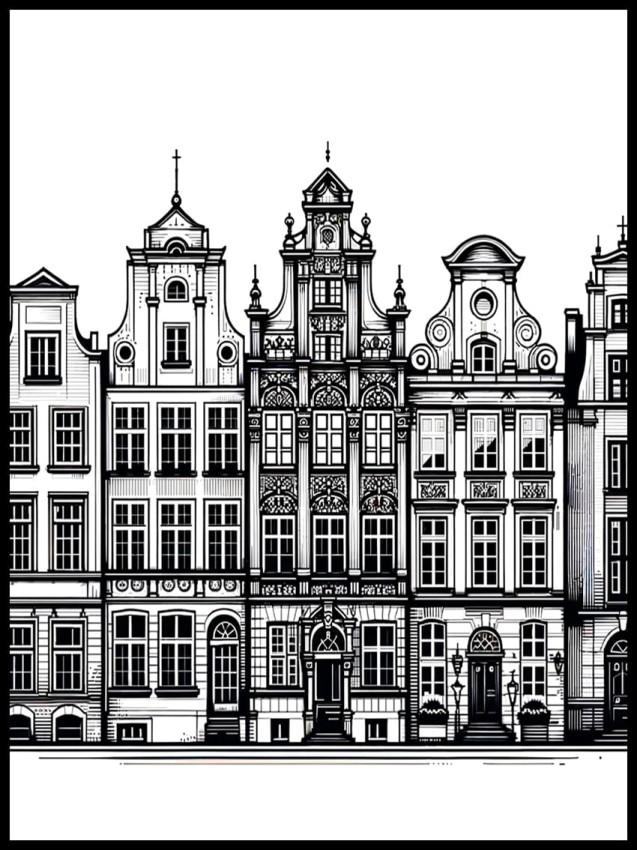 Kamienice czarno białe w ramcee 1.jpg