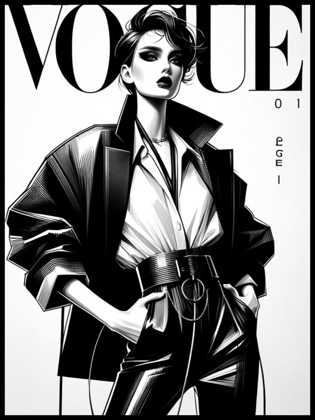 kobieta na okładce Vougue w ramcee 1.jpg
