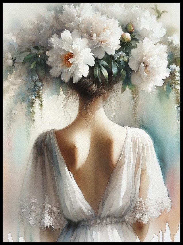 Kobieta kwiaty w ramcee 1.jpg