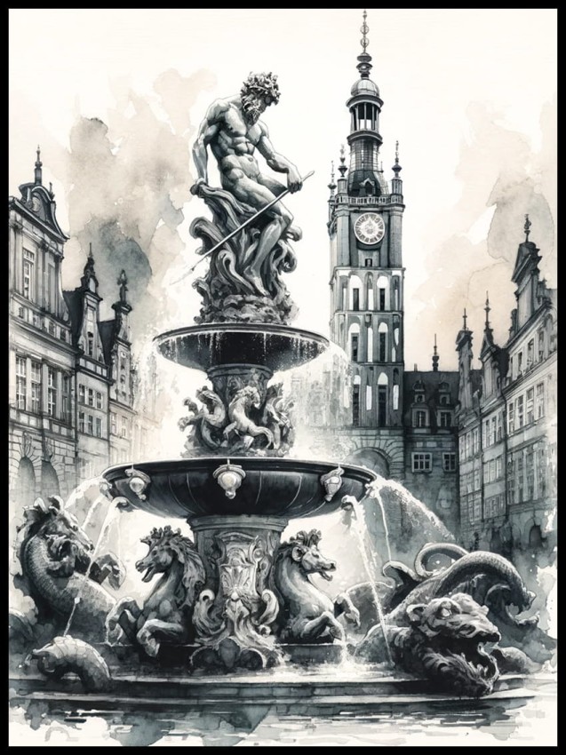 Neptun w szarościach w ramcee 1.jpg