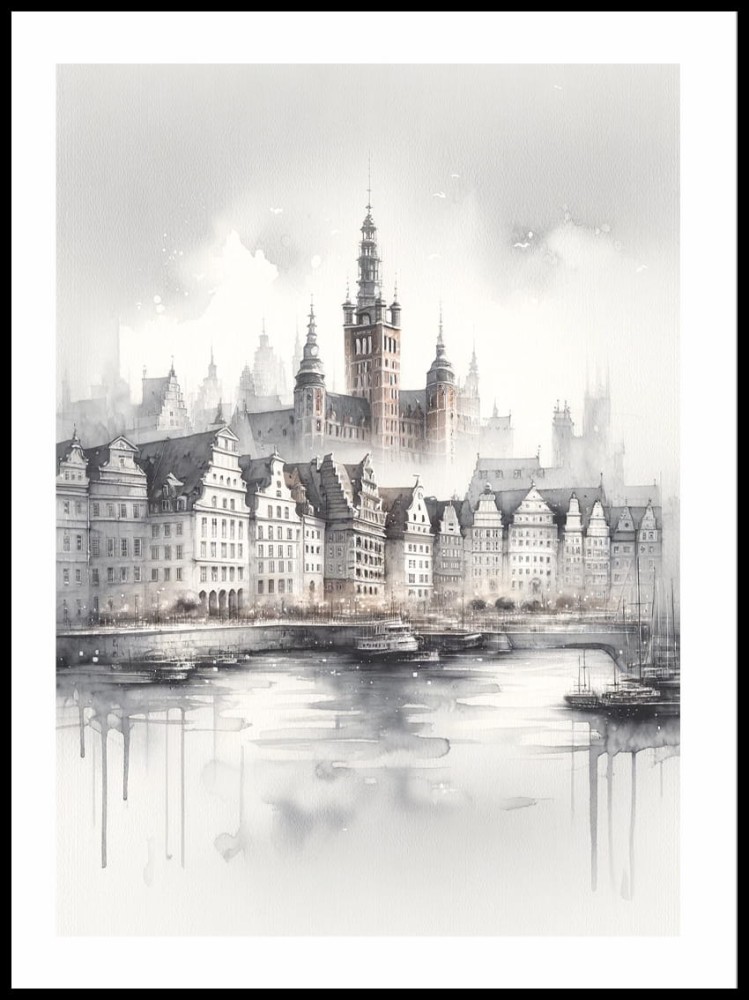 gdansk promenada w szarosciach w ramcee 1.jpg