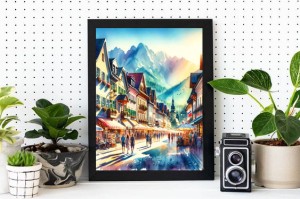 Zakopane Krupówki latem wizualizacja.jpg