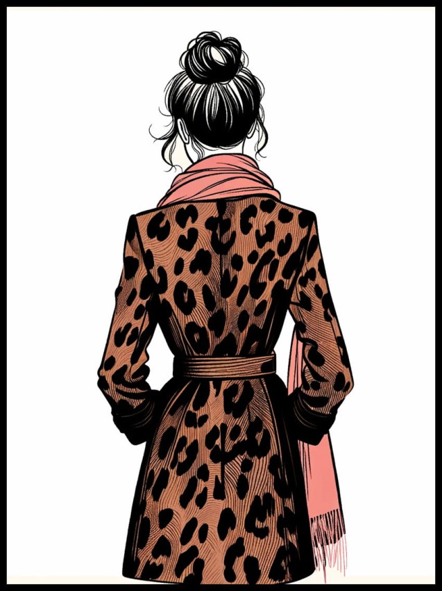 Dziewczyna w plaszczu w panterke w ramcee 1.jpg