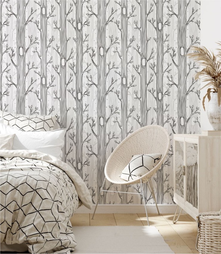 Tapeta-lesne-drzewa-na-scianie-w-sypialni.jpg