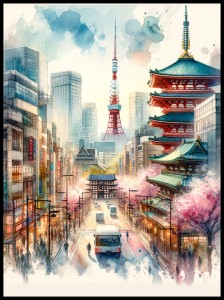 tokio akwarela w ramcee 1.jpg