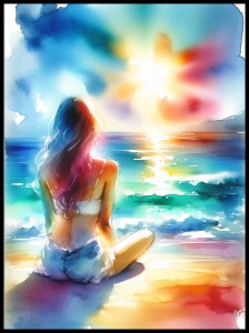 Kobieta na plaży w ramcee 1.jpg