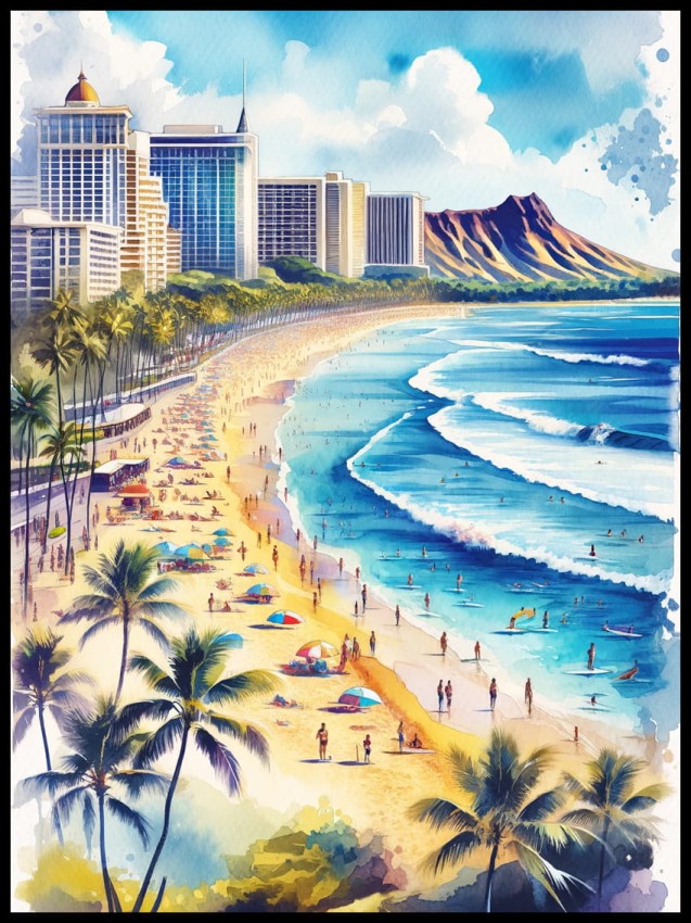 Plaża Waikiki w ramcee 1.jpg
