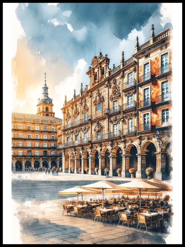 Plaza Mayor, Salamanka w ramcee 1.jpg