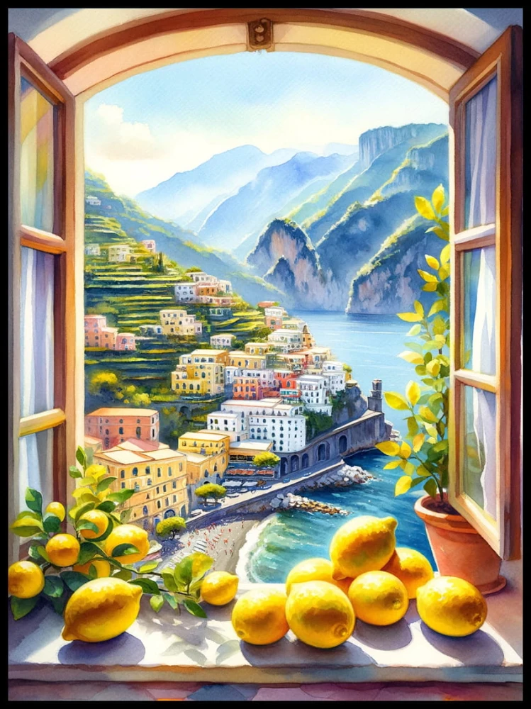 Widok z okna na Amalfi w ramcee 1.jpg