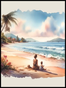 Mama na plaży w ramcee 2.jpg