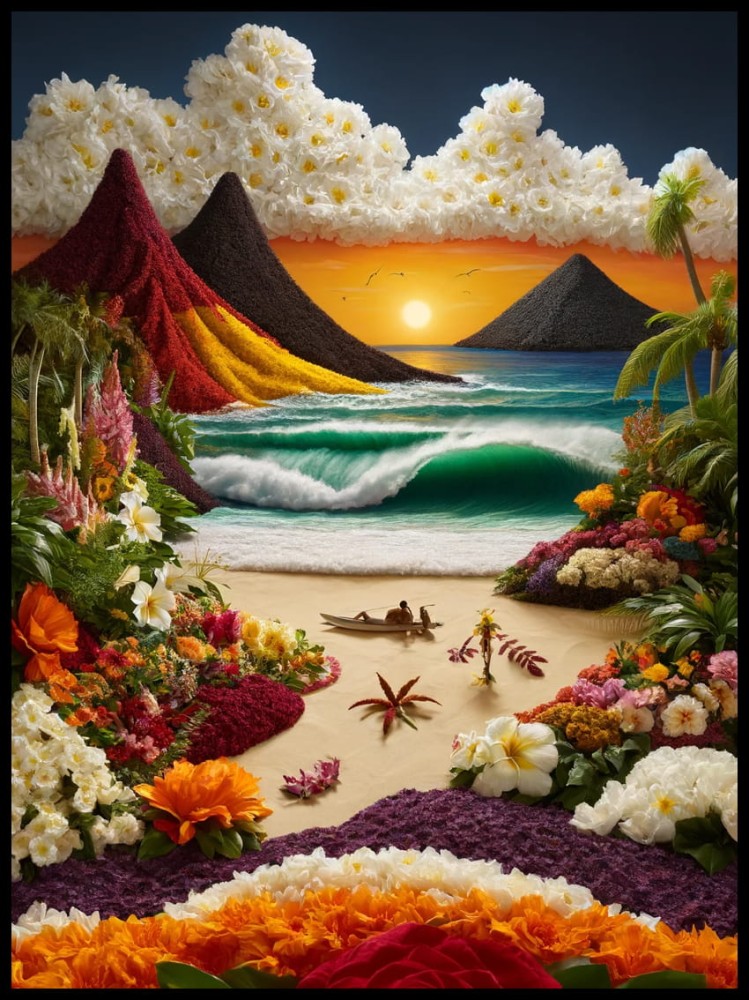 Hawaje w kwiatach w ramcee 1.jpg