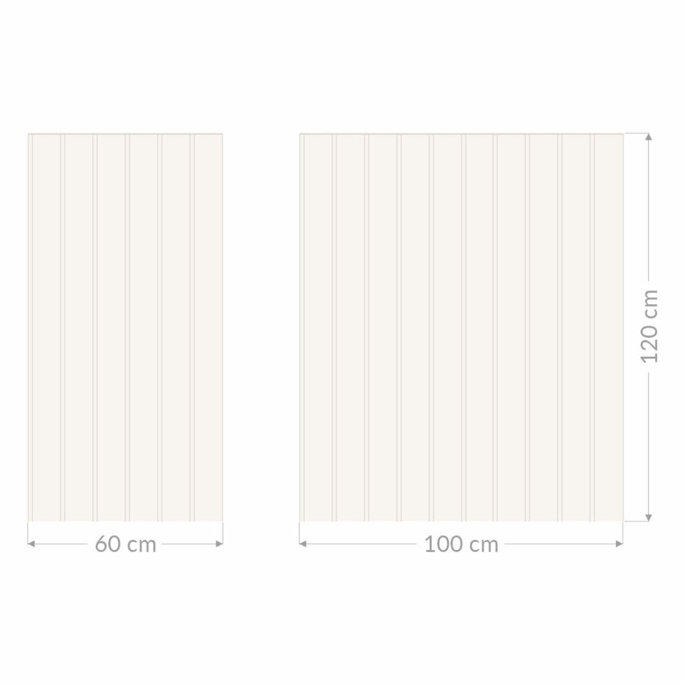 Naklejka ścienna lamperia w kolorze beżowym imitująca drewniane panele ścienne, dekoracja do pokoju dziecięcego w stylu skandynawskim 4rooms
