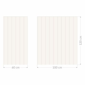 Naklejka ścienna lamperia w kolorze beżowym imitująca drewniane panele ścienne, dekoracja do pokoju dziecięcego w stylu skandynawskim 4rooms