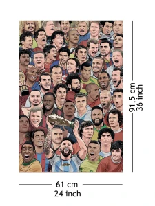 Plakat Legendy piłki nożnej