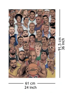 Plakat, Legendy koszykówki