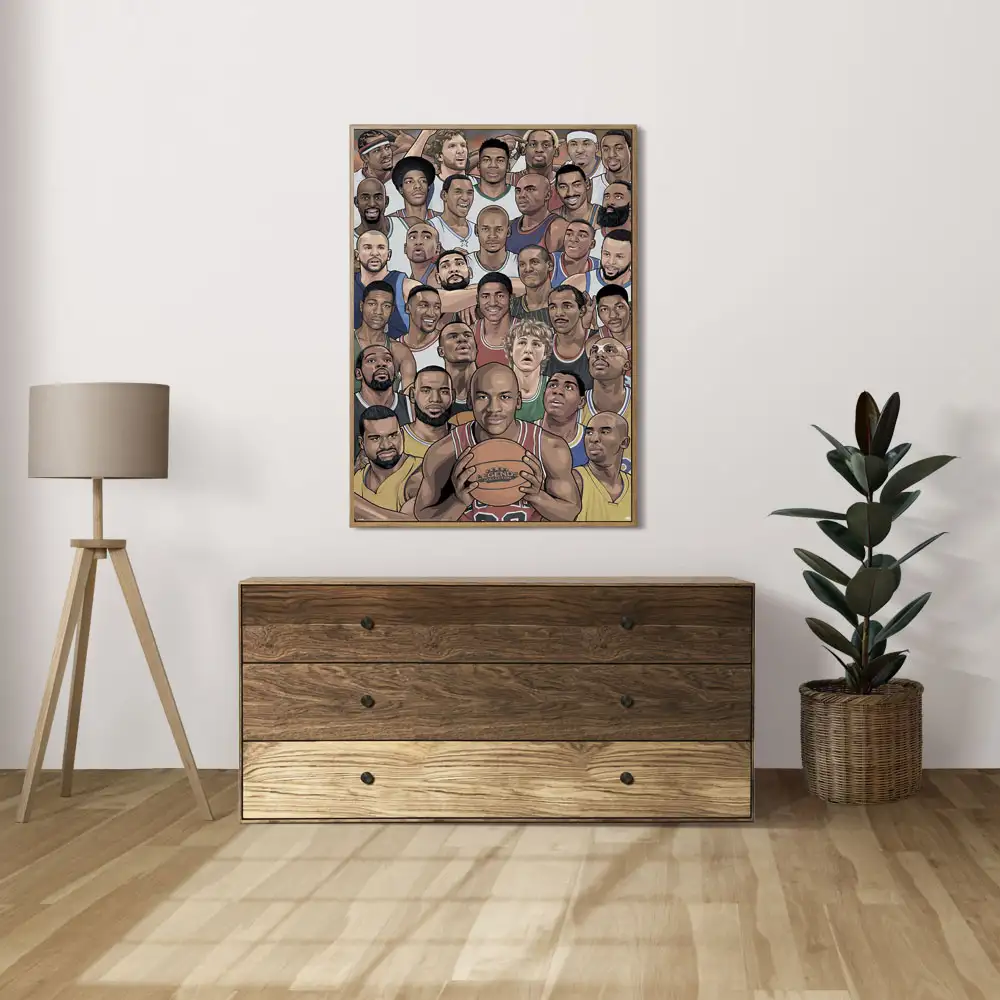 Plakat, Legendy koszykówki