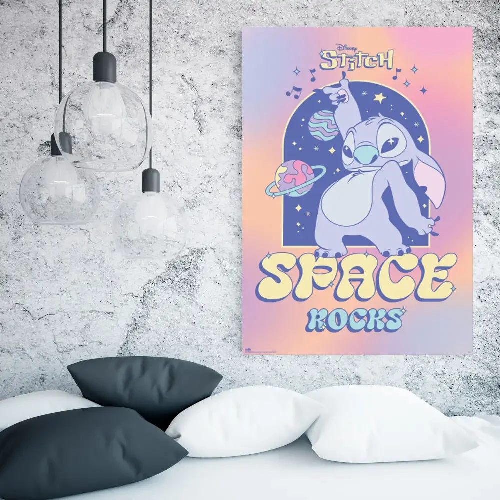 Plakat, Disney Stitch Space Rocks