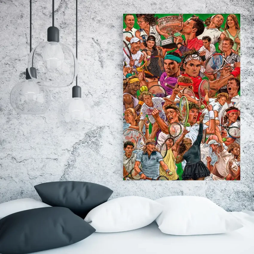 Plakat, Legendy tenisa