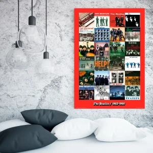 The Beatles Okładki Płyt 1962 - 1966