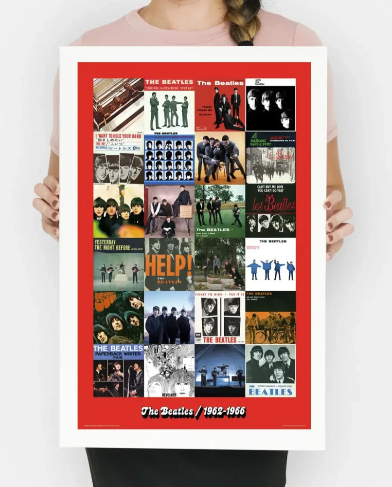 The Beatles Okładki Płyt 1962 - 1966