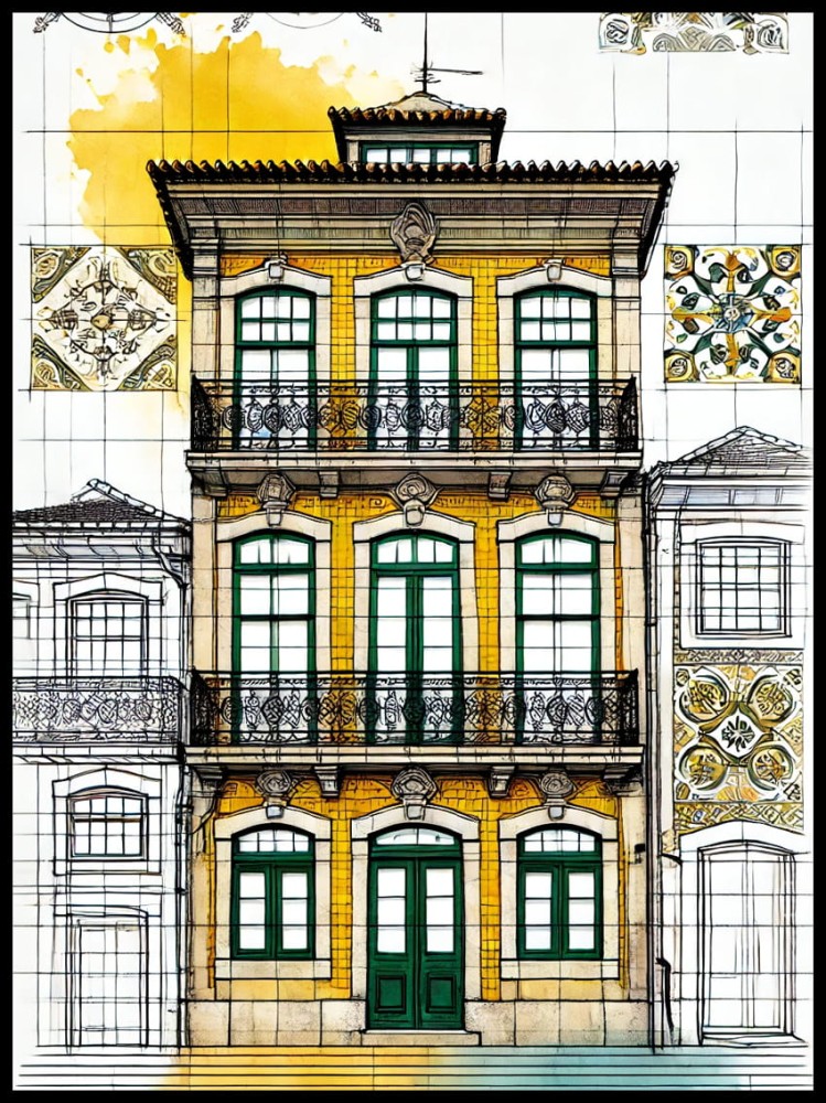 Kamienica Porto żółta w ramcee 1.jpg