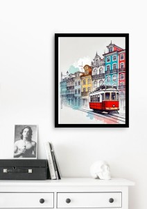 Czerwony tramwaj w Portugalii.jpg