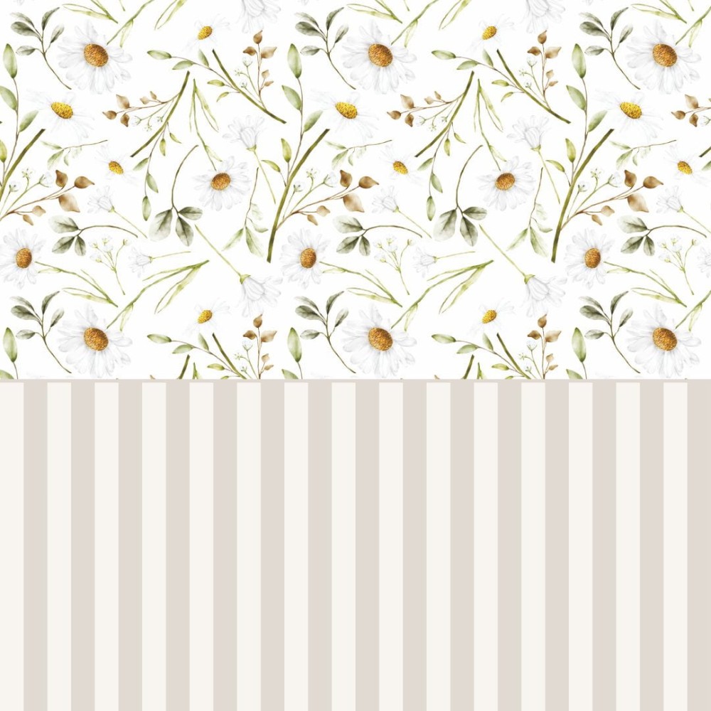 Tapeta Rumianek Lamperia Pasy Beżowe 1.jpg