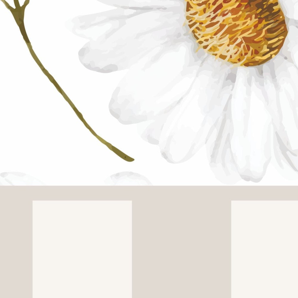 Tapeta Rumianek Lamperia Pasy Beżowe 2.jpg