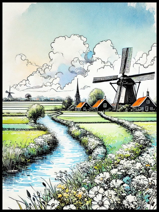 Duński pejzaż w ramcee 1.jpg