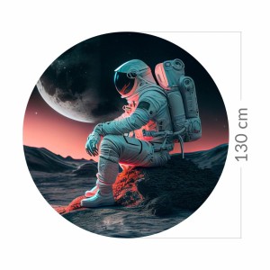 Tapeta Samoprzylepna Koło - Astronauta kosmos