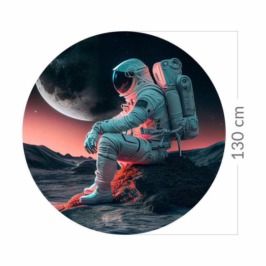 Tapeta Samoprzylepna Koło - Astronauta kosmos