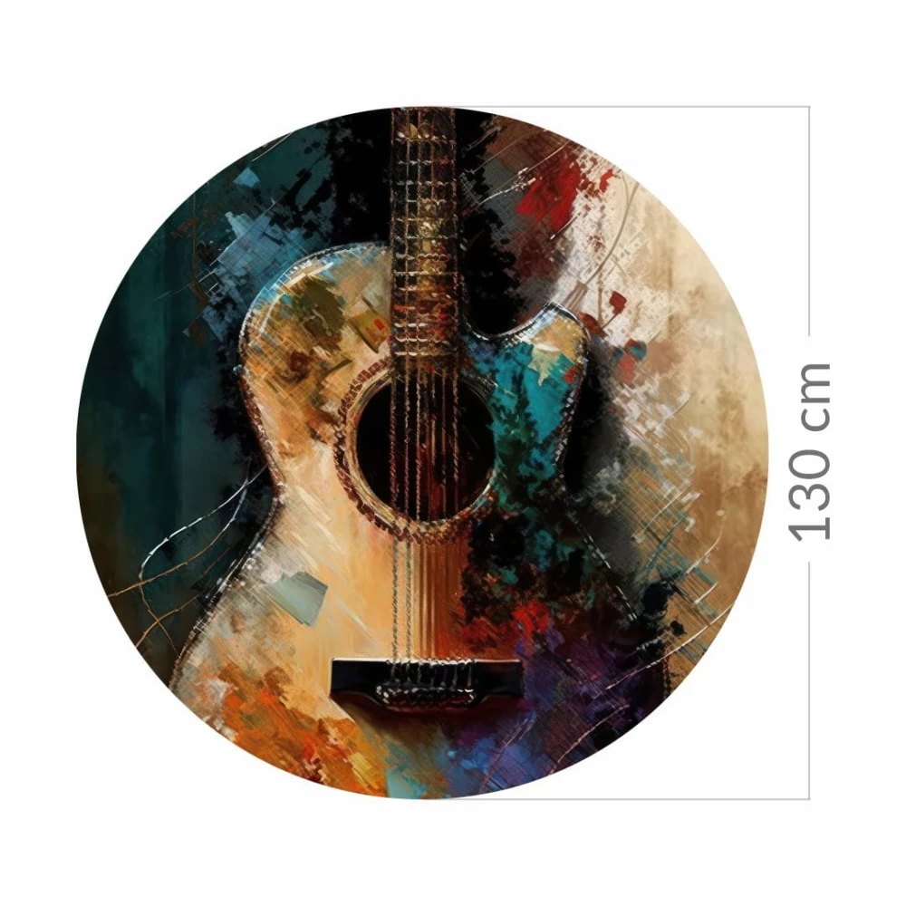 Tapeta Samoprzylepna Koło - Gitara