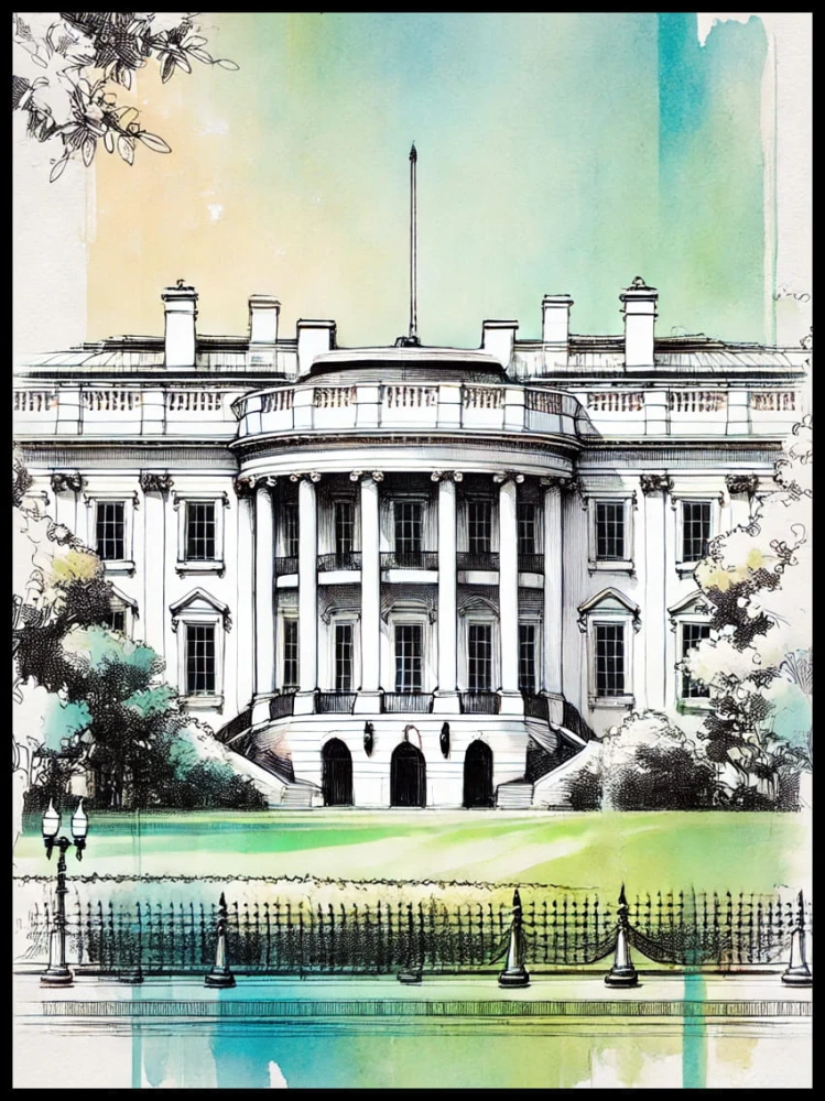 Biały Dom w Waszyngtonie w ramcee 1.jpg