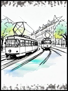 Tramwaj w miescie w ramcee 1.jpg