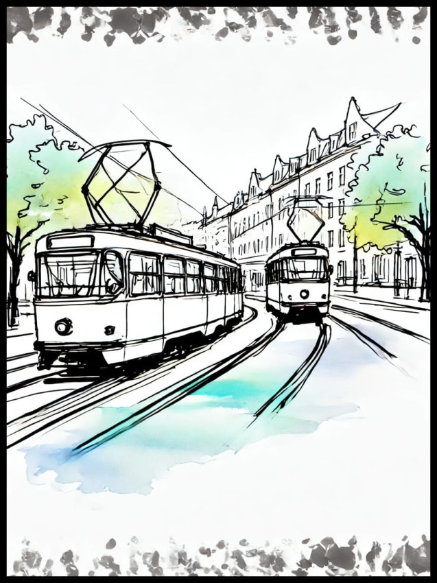 Tramwaj w miescie w ramcee 1.jpg